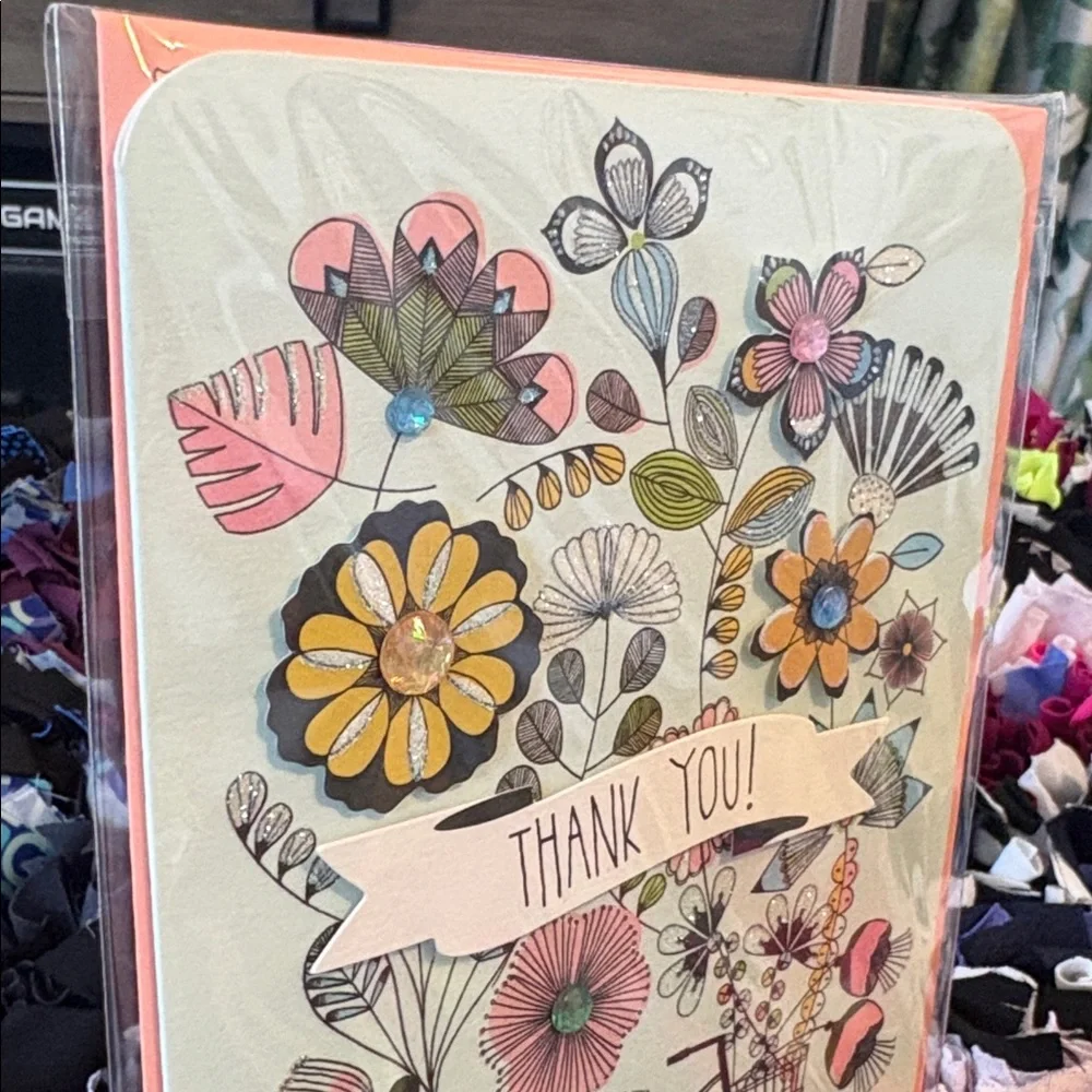 🆕Papyrus 3D “Thank You” Greeting Card